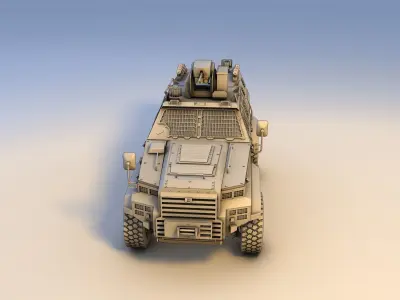 ejder armored vehicle 3D model