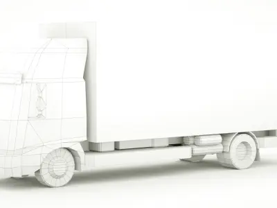 Hino Ranger 2022 Low-poly 3D model