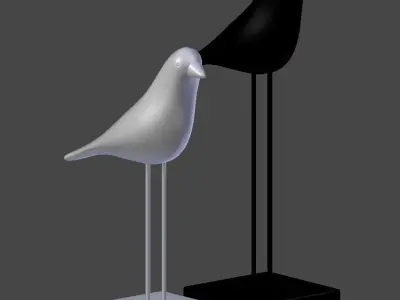 Birds Figurine 3D model