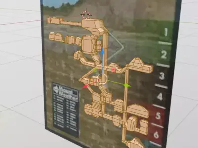 Mount Weather From the 100 SHELL Free 3D model
