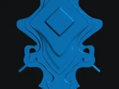 mostima dress accesories bottom part  3D print model