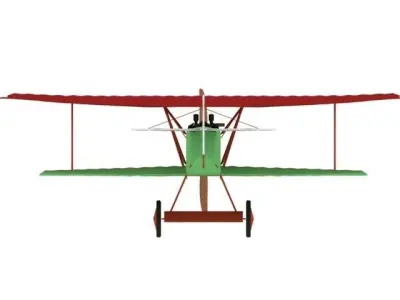 AIRCRAFT FOKERR7 3D model