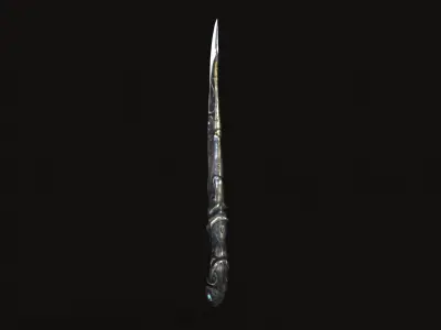 Fantasy Dagger V01 Low-poly 3D model