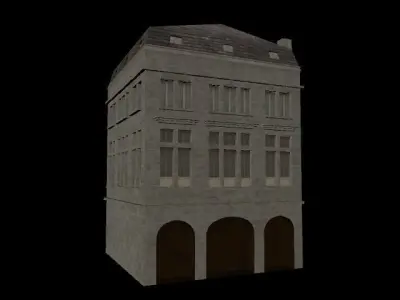 Old building 3D model purchase