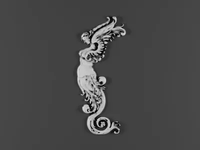 free 2 ornamental classic decoration 3d model kitbash vol 35 Free 3D model