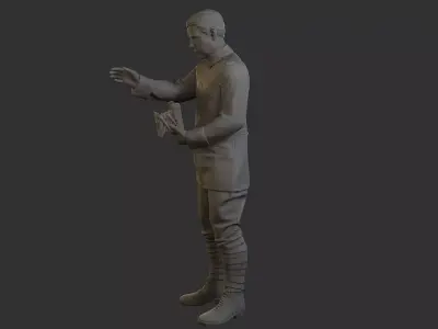 Red Baron Photographer Free 3D print model