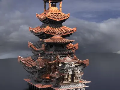Dragon Lord Advisors Tower  3D model