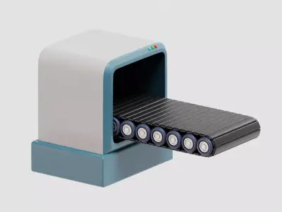 Conveyor Belt Low-poly 3D model purchase