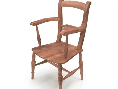 R128556 Antique Chair Free 3D model