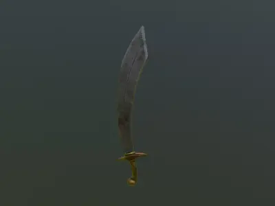 Sword Low-poly 3D model 95