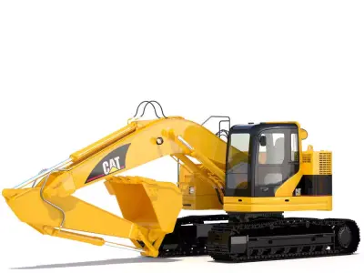 Compact Excavator Cat 321 3D model
