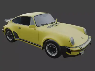 Porsche 911 Turbo 930 3D model