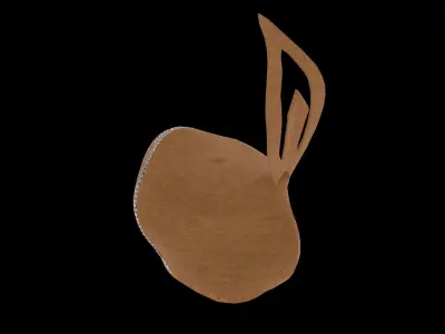 Austringer style falcon hood 3D model