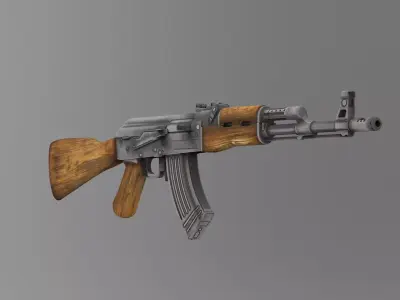 AK47 Rifle 3D model purchase