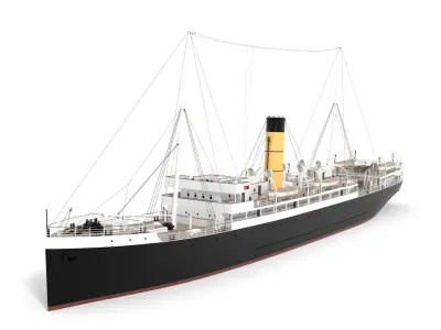 Steam Ship  3D model