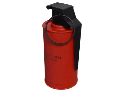 Incendiary Grenade - Low Poly Game Ready  Low-poly 3D model