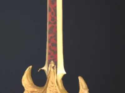 Dragon sword 3D model get