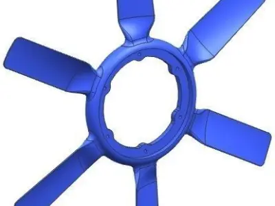 Fan Blade 3D model by yashar20
