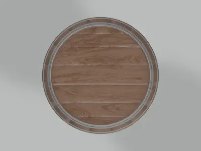Heavy Toasted Firkin Barrel 3D model