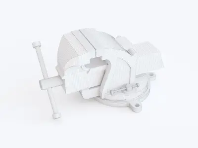 Bench vice 11 3D model