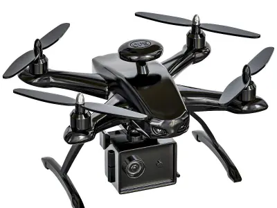 Drone Quadcopter 3D model get
