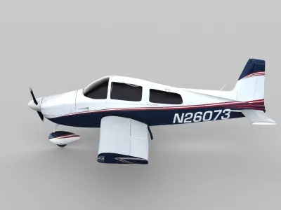 Aircraft-Schell Mark-N26073 Low-poly 3D model