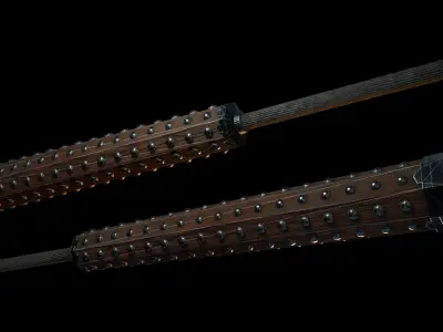 Kanabo  Low-poly 3D model