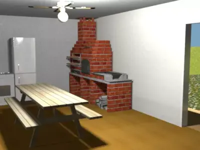 casa simples Free 3D model