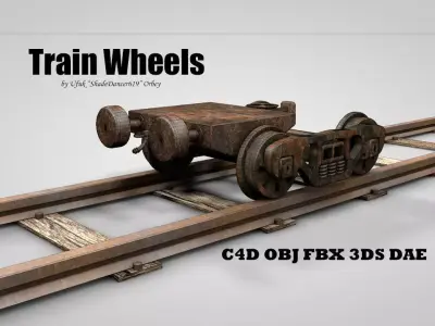 Train Wheels 3D model order