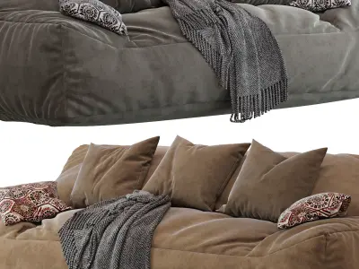 Big Joe Lux Large Bean sofa 3D model