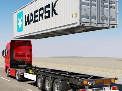 TRUCK XXL Container 3D model