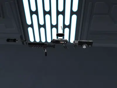 Modular Laser Gun 3D model