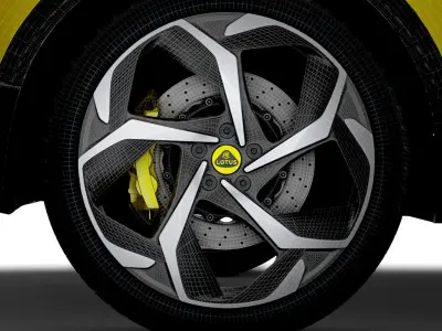 Lotus Eletre 2023 wheel 3D model
