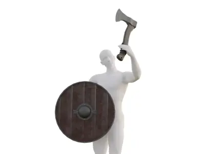 Viking Gear Low-poly 3D model