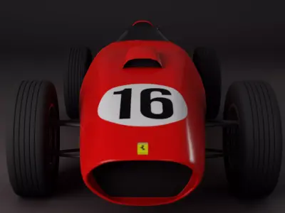 1959 Ferrari 256 F1 Free 3D model