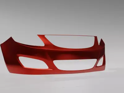 Hatchback Front Bumper 3D model