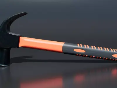 Hammer Free low-poly 3D model purchase