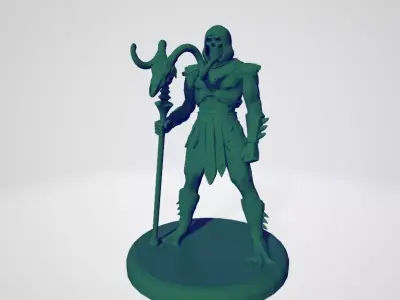 Miniature Skeletor 3d Print Figurine  3D print model