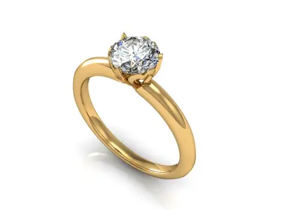 Diamond Ring NR2  Low-poly 3D model