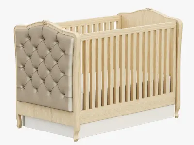 Restoration Hardware Colette Tufted Crib 3D model
