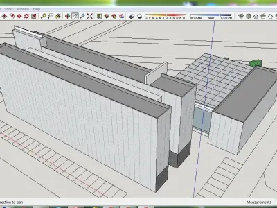 Sketchup Office building C2 Free 3D model