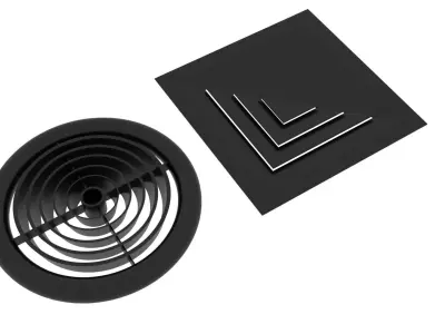 Black Ventilation Systems 3D model