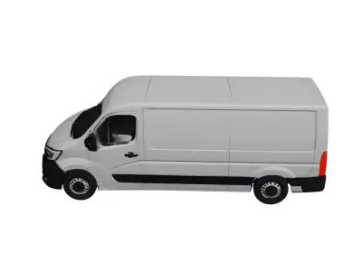 Renault Master Cargo Van Commercial Delivery Vehicle Model 3D model