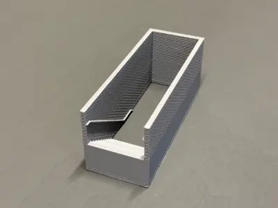Model Railway Station Platform Brick Subway Steps V1 3D print model