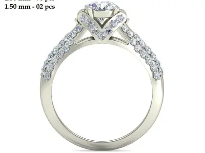 Wedding Ring  3D print model 93