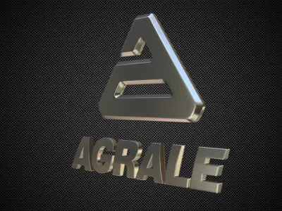 agrale logo 3D model
