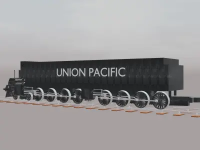 union pacific bigger boy 3D model