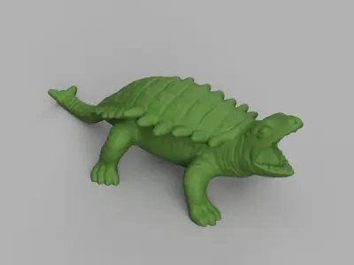 dinosaure carapace 3D print model