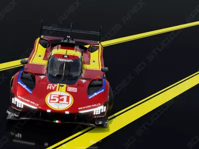 Ferrari 499P WEC 2025 - Standard Edition 3D model