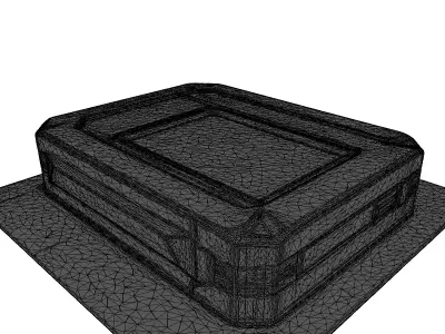 Futuristic Holographic Data Drive 3D model